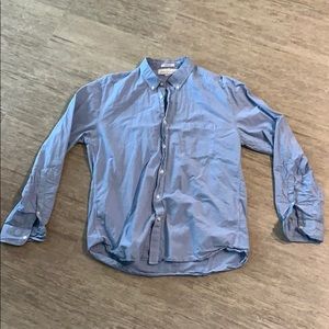 H&M Blue casual button down